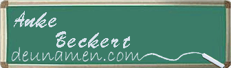 Anke Beckert Visitenkarte
